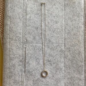 Tiffany & Co 1837 Circle Pendant Necklace